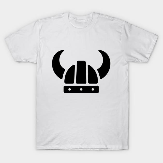 Iconic Viking Warrior Helmet T-Shirt by DesignsbyZazz